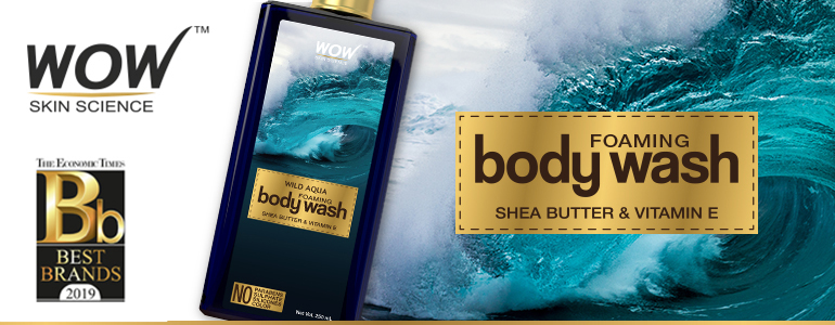 WOW Skin Science Wild Aqua Foaming Body Wash